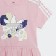 ADIDAS COMPLETO FLOWER PRINT DRESS AND TIGHTS HC1966 PINK