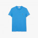 Lacoste T-shirt a girocollo in jersey di cotone TH6709 turchese