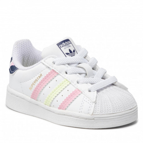 Adidas Shoes Baby Superstar El I GY3332 Bianco/Rosa