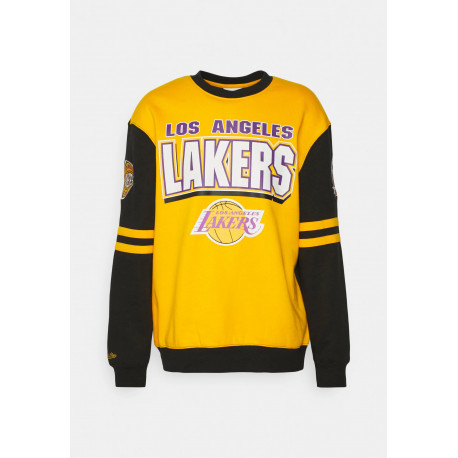 Mitchell & Ness NBA LOS ANGELES LAKERS ALL OVER 2.0 - Felpa 355707 GIALLO