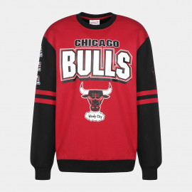 MITCHELL & NESS Felpa Fleece Chicago Bulls 355705 Rosso