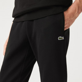 Lacoste Pantaloni sportivi in felpa di cotone Uomo XH9624 Nero