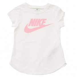 T-Shirt Nike 36F245 Bambina 36F269 Bianco/Rosa