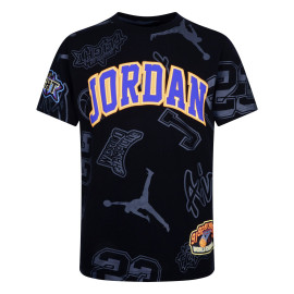 Nike Jordan T-Shirt Junior Black Fluo 95C646