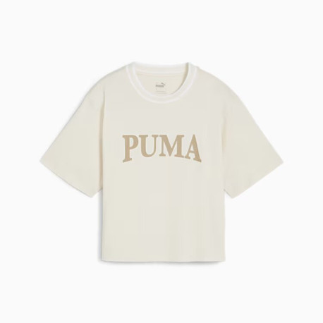 PUMA SQUAD T-shirt grafic donna 677903 Beige