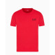 ARMANI EA7 T-shirt girocollo Logo Series in cotone 8NPT18 Rosso