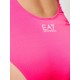 EA7 Bikini Donna Intero con logo 911140 Pink Fluo