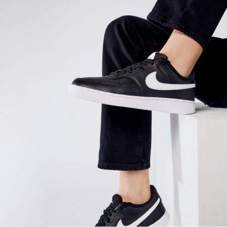 Nike Court Vision Low Sneakers Unisex CD5434 Black/White